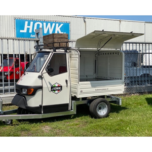 Piaggio Ape 50 Bianco Verkooptrailer