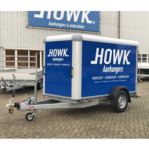 Gesloten bakwagen 260x134x160cm