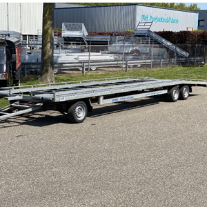 Open schamel autotransporter  900x220cm 3500kg